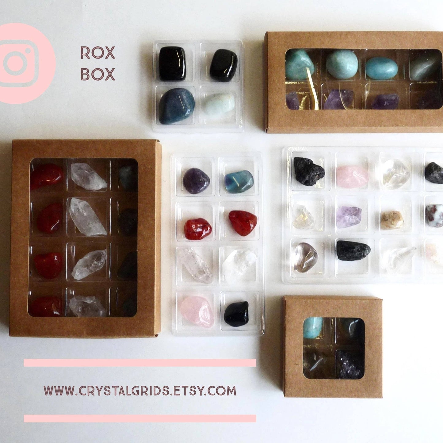 Housewarming Collection - Rox Box -crystal set - crystal kit
